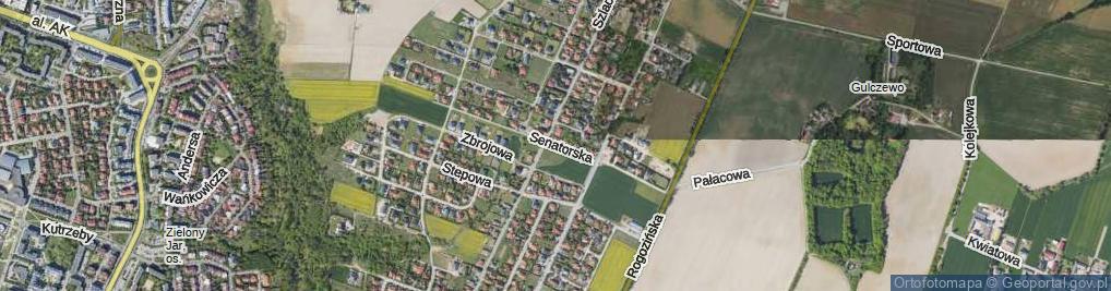 Zdjęcie satelitarne Senatorska ul.